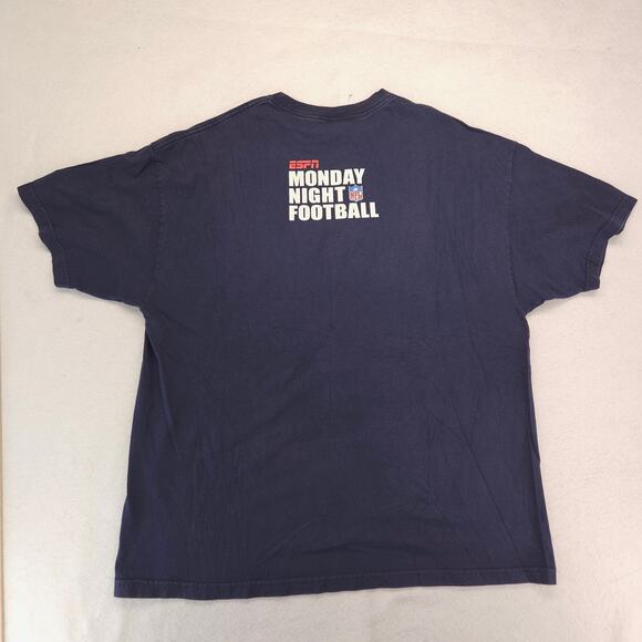 NFL New England Patriots Graphic Short Sleeve Football Shirt Mens Size 2XL Navy - Picture 9 of 9